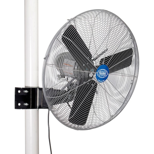 Global Industrial 24in Oscillating Fan, Pole or Column Mount, 7,525 CFM, 1/4 HP 293155 - main